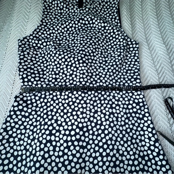 Women's Gap Fit and Flare Polka Dot Dress  - Size 14 Tall - Picture 9 of 10